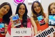 LG verkoopt 10 miljoen 4G-smartphones