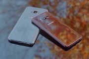 Samsung Galaxy S8 in het rood