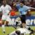 Foto bij Siemens met GSM voetbalgame