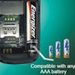 Foto bij Mobieltje met AAA-batterij