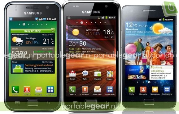 Samsung Galaxy S2 vs. Galaxy S1 vs Galaxy S Plus: verschillen