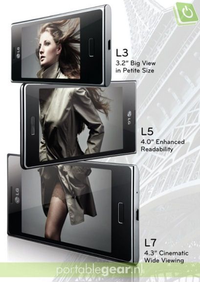 LG L-Style serie: Optimus L3, L5 en L7 LG L-Style serie: Optimus L3, L5 en L7