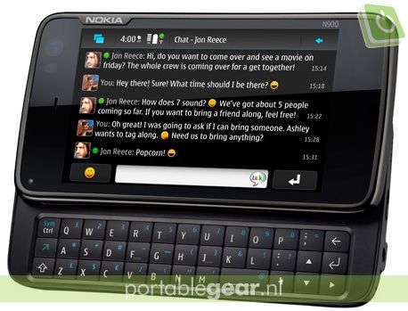 Nokia N900 productfoto