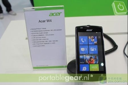Acer W4 Windows Phone
