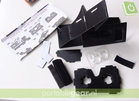 3D Reality Viewer verpakking onderdelen 