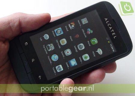 Alcatel OT-918D: 3,2-inch touchscreen & Android 2.3 Gingerbread
