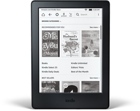 AZW lees je alleen op Kindle e-readers, zoals de Kindle 8