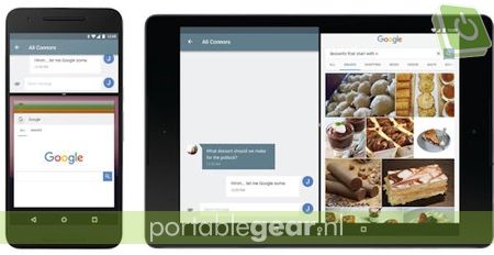 Android N: Multi-Window en Direct Replay op smartphone en tablet
