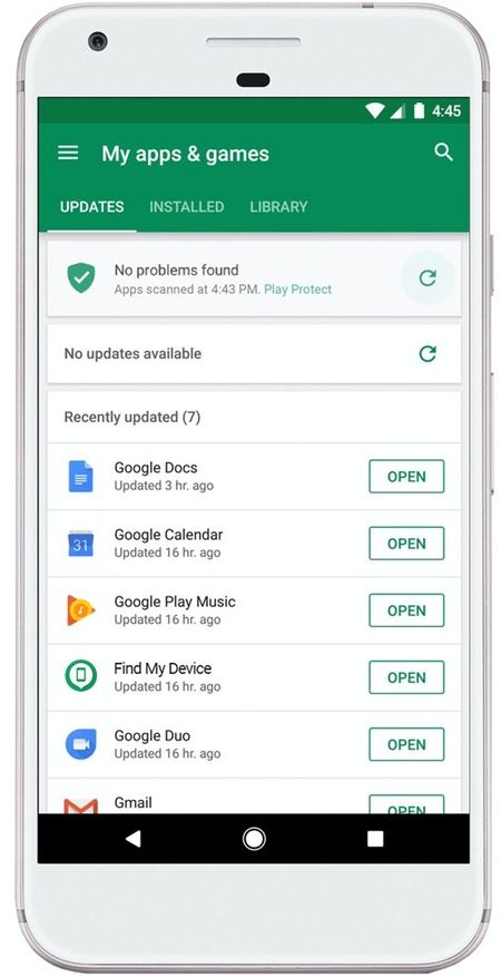 Android O - Google Play Protect