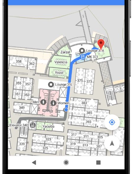 Android indoor navigatie