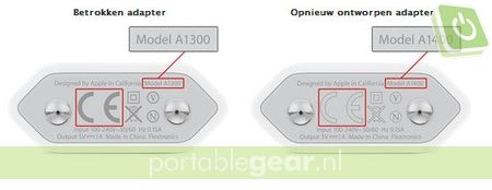 Apple Model A1300 / Model A1400 adapter
