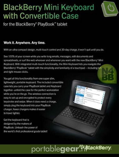 BlackBerry PlayBook Mini Keyboard (via N4BB.com)
