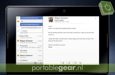 Blackberry PlayBook - Mail