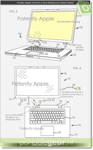 Concept MacBook Tablet (via PatentlyApple.com)
