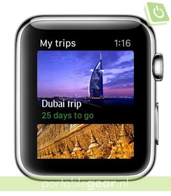 Emirates-app (MyTrips) voor Apple Watch
