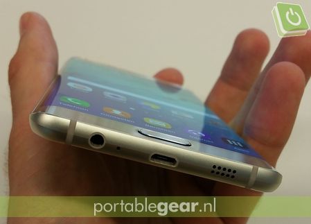 Samsung Galaxy S6 edge+ onderkant
