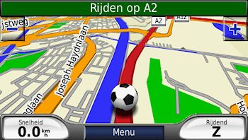 Voetbaliconen op Garmin nuvi
Voetbaliconen op Garmin nuvi
