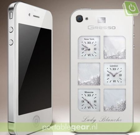 iPhone 4 Lady Blanche Diamonds