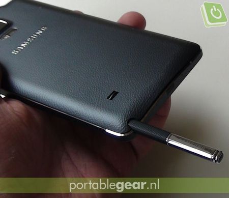 Samsung Galaxy Note 4: S-Pen en plastic backcover