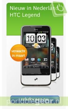 HTC Legend bij KPN
HTC Legend bij KPN