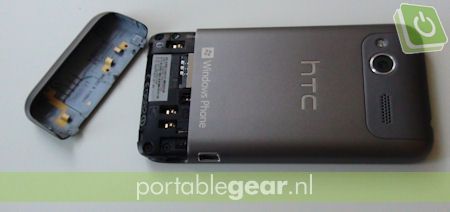 HTC Radar: simkaartslot (geen uitbreidbaar geheugen)