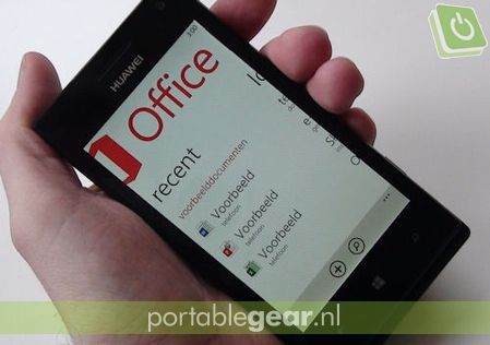 Huawei Ascend W1: Office Mobile