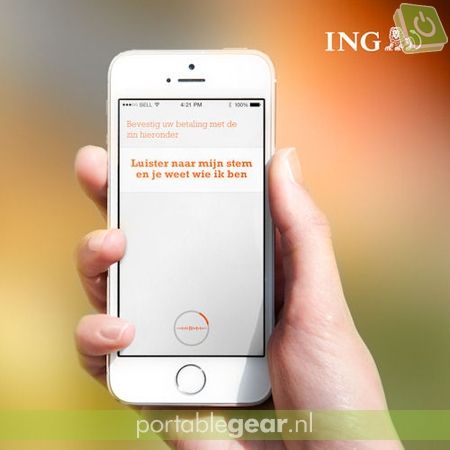 ING: Mobiel Bankieren App met stem- en vingerafdrukherkenning
