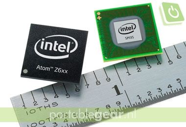 Intel Atom Z6xx processor met Intel SM35 Express chipset (