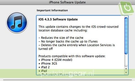 iOS 4.3.3 update
