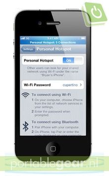 iOS 4.3: Personal Hotspot voor iPhone 4