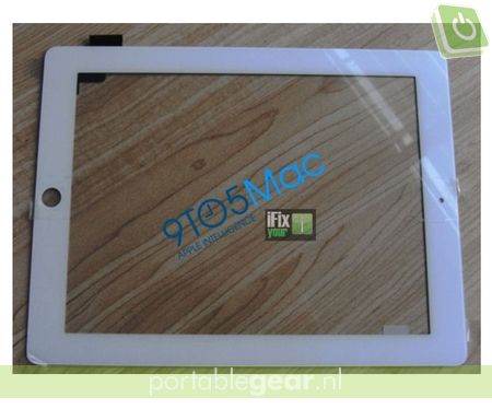 Witte frame iPad 2 (via 9to5Mac)
