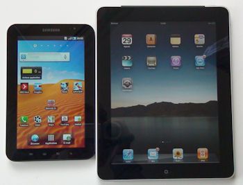 Apple iPad en Samsung Galaxy Tab
Apple iPad en Samsung Galaxy Tab