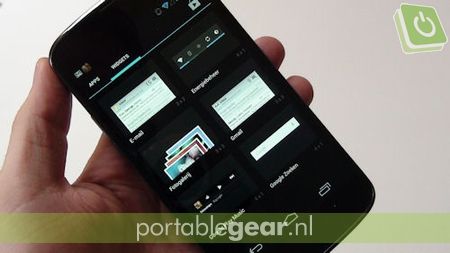 LG Nexus 4: widgets