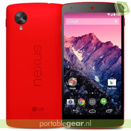 LG Google Nexus 5 in rode uitvoering

