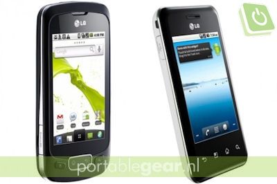 LG Optimus One en LG Optimus Chic
LG Optimus One en LG Optimus Chic