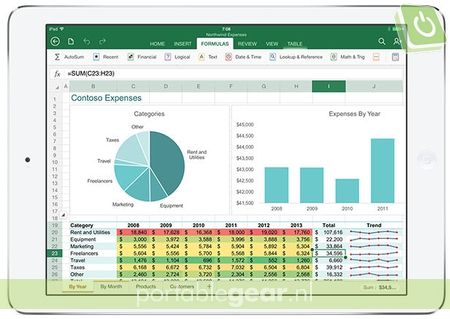 Microsoft Office for iPad: Excel
