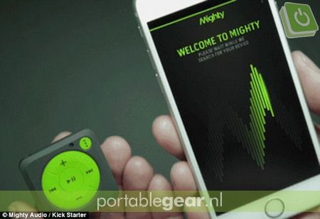 Mighty-clip voor Spotify-mzuiek