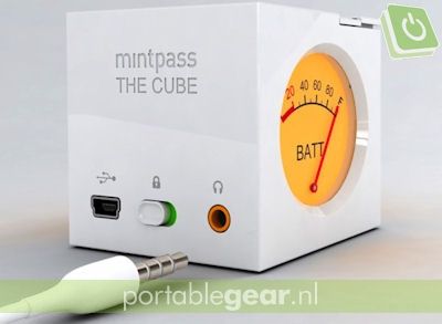 Mintpass Cube mp3-speler
Mintpass Cube mp3-speler