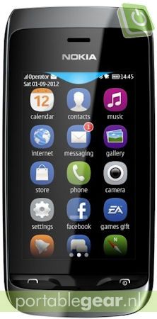 Nokia Asha 309 (single-sim + WiFi-support)
