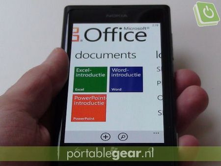 Nokia Lumia 800: Office Hub