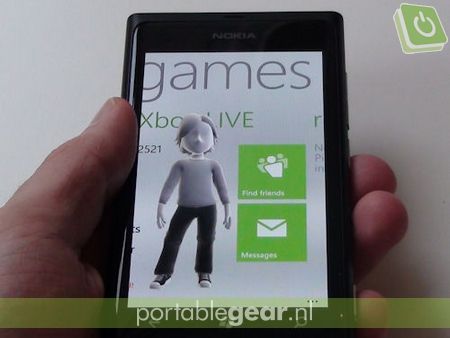 Nokia Lumia 800: Xbox LIVE