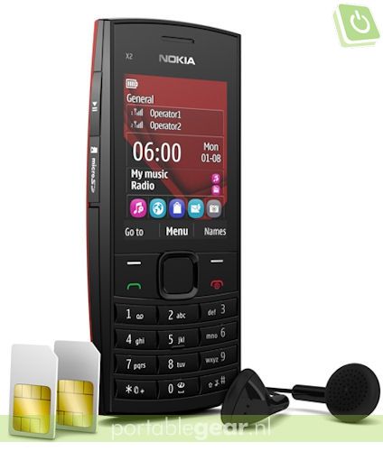 Nokia X2-02 met dual-sim
