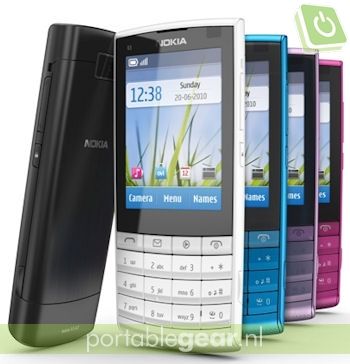 Nokia X3-02 Touch and Type
Nokia X3-02 Touch and Type