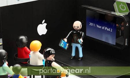 1 april: Playmobil Apple Store (presentatie Playmobil Steve Jobs)
