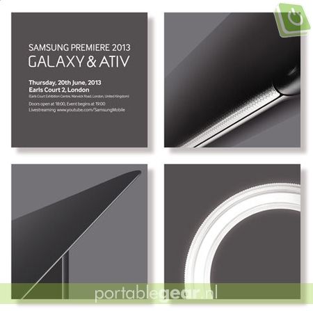 Nieuwe Samsung Galaxy- en ATIV-smartphones op 20 juni
