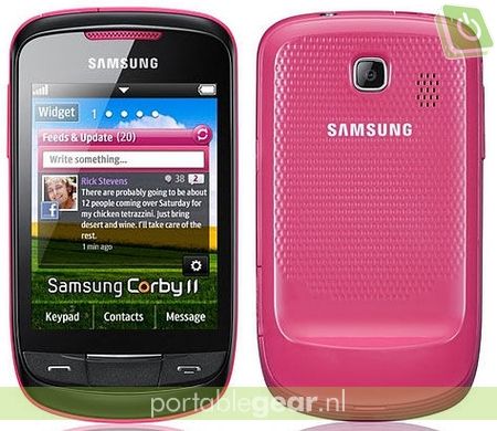 Samsung Corby II Pink (S3850)
