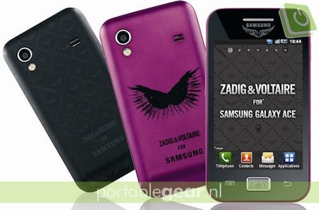 Zadig & Voltaire-editie Samsung Galaxy Ace
