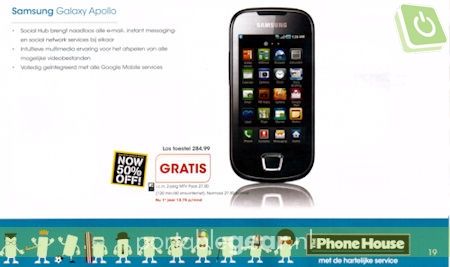 Samsung Galaxy Apollo bij The Phone House
Samsung Galaxy Apollo bij The Phone House