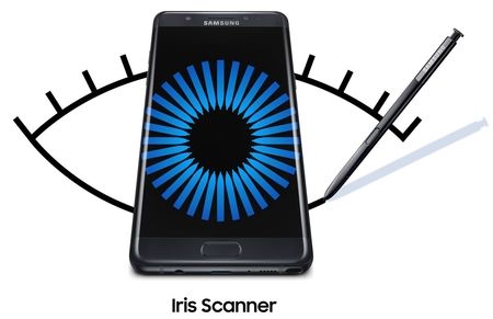 Samsung Galaxy Note7 - Iris scanner