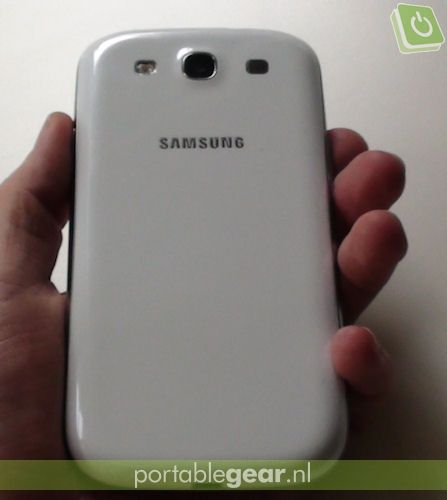 Samsung Galaxy S3: plastic achterzijde